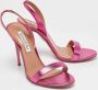 Aquazzura Pre-owned Leather sandals Pink Dames - Thumbnail 3