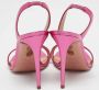 Aquazzura Pre-owned Leather sandals Pink Dames - Thumbnail 4