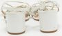 Aquazzura Pre-owned Leather sandals White Dames - Thumbnail 4