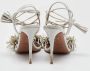 Aquazzura Pre-owned Leather sandals White Dames - Thumbnail 3