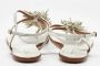 Aquazzura Pre-owned Leather sandals White Dames - Thumbnail 3