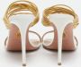 Aquazzura Pre-owned Leather sandals White Dames - Thumbnail 3