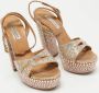 Aquazzura Pre-owned Leather sandals Yellow Dames - Thumbnail 7