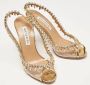 Aquazzura Pre-owned Leather sandals Yellow Dames - Thumbnail 4