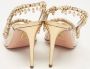 Aquazzura Pre-owned Leather sandals Yellow Dames - Thumbnail 5