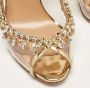 Aquazzura Pre-owned Leather sandals Yellow Dames - Thumbnail 7