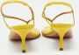 Aquazzura Pre-owned Leather sandals Yellow Dames - Thumbnail 3