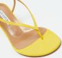 Aquazzura Pre-owned Leather sandals Yellow Dames - Thumbnail 5