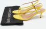 Aquazzura Pre-owned Leather sandals Yellow Dames - Thumbnail 7