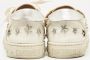 Aquazzura Pre-owned Leather sneakers White Dames - Thumbnail 3