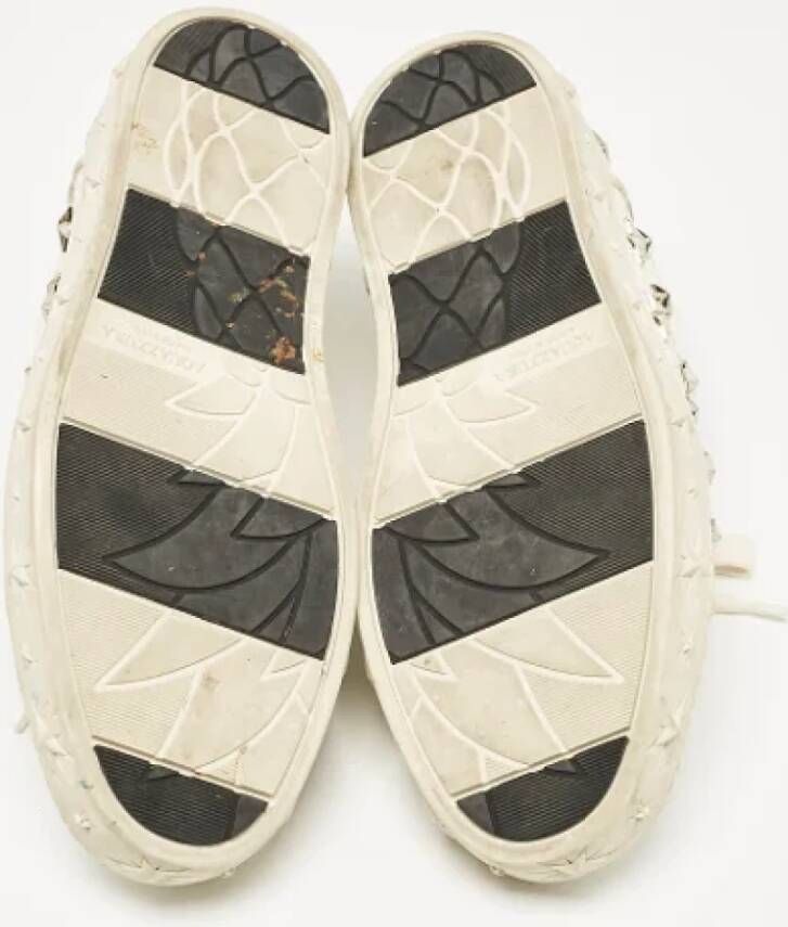 Aquazzura Pre-owned Leather sneakers White Dames