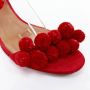 Aquazzura Pre-owned Raffia heels Red Dames - Thumbnail 7