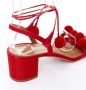 Aquazzura Pre-owned Raffia heels Red Dames - Thumbnail 8