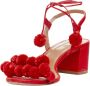 Aquazzura Pre-owned Raffia heels Red Dames - Thumbnail 3