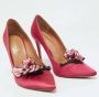 Aquazzura Pre-owned Satin heels Pink Dames - Thumbnail 3