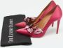 Aquazzura Pre-owned Satin heels Pink Dames - Thumbnail 8