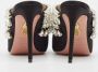 Aquazzura Pre-owned Satin sandals Black Dames - Thumbnail 5
