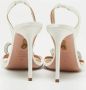 Aquazzura Pre-owned Satin sandals White Dames - Thumbnail 3