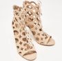 Aquazzura Pre-owned Suede boots Beige Dames - Thumbnail 4