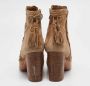 Aquazzura Pre-owned Suede boots Brown Dames - Thumbnail 5