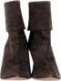 Aquazzura Pre-owned Suede boots Brown Dames - Thumbnail 3