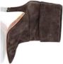 Aquazzura Pre-owned Suede boots Brown Dames - Thumbnail 7