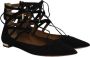 Aquazzura Pre-owned Suede flats Black Dames - Thumbnail 3