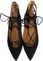 Aquazzura Pre-owned Suede flats Black Dames - Thumbnail 7