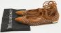 Aquazzura Pre-owned Suede flats Brown Dames - Thumbnail 8