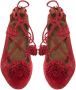 Aquazzura Pre-owned Suede flats Red Dames - Thumbnail 2