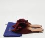 Aquazzura Pre-owned Suede flats Red Dames - Thumbnail 9