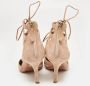 Aquazzura Pre-owned Suede heels Beige Dames - Thumbnail 5