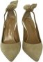 Aquazzura Pre-owned Suede heels Beige Dames - Thumbnail 2