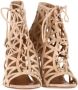 Aquazzura Pre-owned Suede heels Beige Dames - Thumbnail 3