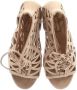 Aquazzura Pre-owned Suede heels Beige Dames - Thumbnail 6