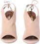 Aquazzura Pre-owned Suede heels Beige Dames - Thumbnail 2