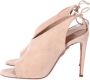 Aquazzura Pre-owned Suede heels Beige Dames - Thumbnail 4