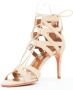 Aquazzura Pre-owned Suede heels Beige Dames - Thumbnail 4