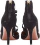 Aquazzura Pre-owned Suede heels Black Dames - Thumbnail 4