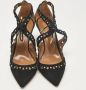 Aquazzura Pre-owned Suede heels Black Dames - Thumbnail 2