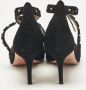 Aquazzura Pre-owned Suede heels Black Dames - Thumbnail 4