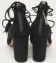 Aquazzura Pre-owned Suede heels Black Dames - Thumbnail 4