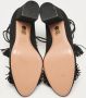 Aquazzura Pre-owned Suede heels Black Dames - Thumbnail 5