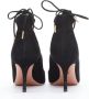 Aquazzura Pre-owned Suede heels Black Dames - Thumbnail 5