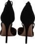 Aquazzura Pre-owned Suede heels Black Dames - Thumbnail 4