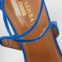 Aquazzura Pre-owned Suede heels Blue Dames - Thumbnail 7