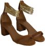 Aquazzura Pre-owned Suede heels Brown Dames - Thumbnail 3