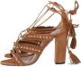 Aquazzura Pre-owned Suede heels Brown Dames - Thumbnail 2