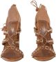 Aquazzura Pre-owned Suede heels Brown Dames - Thumbnail 3