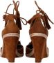 Aquazzura Pre-owned Suede heels Brown Dames - Thumbnail 4